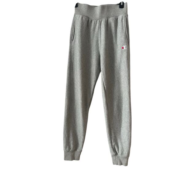 Champion Reverse Weave Jogger Grey Sweatpants Size XS C Logo - Picture 1 of 7
